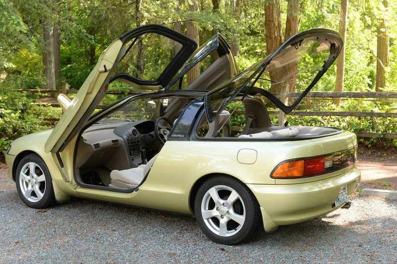 Illustration for article titled This Imported Toyota Sera Could Totally Be Your Kid's First Car